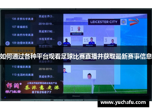 如何通过各种平台观看足球比赛直播并获取最新赛事信息